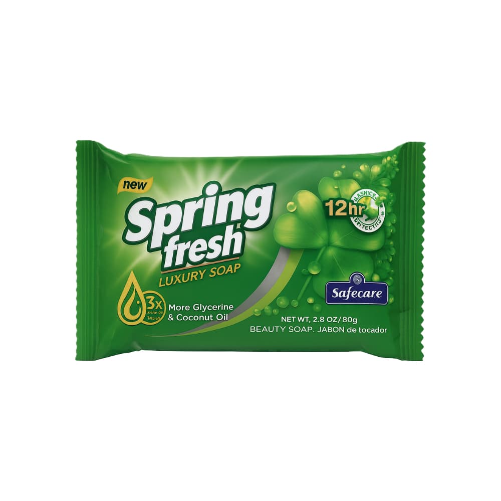 Jabón de tocador primavera fresca Safecare (80 g / 2.8 oz) - Imagen 1