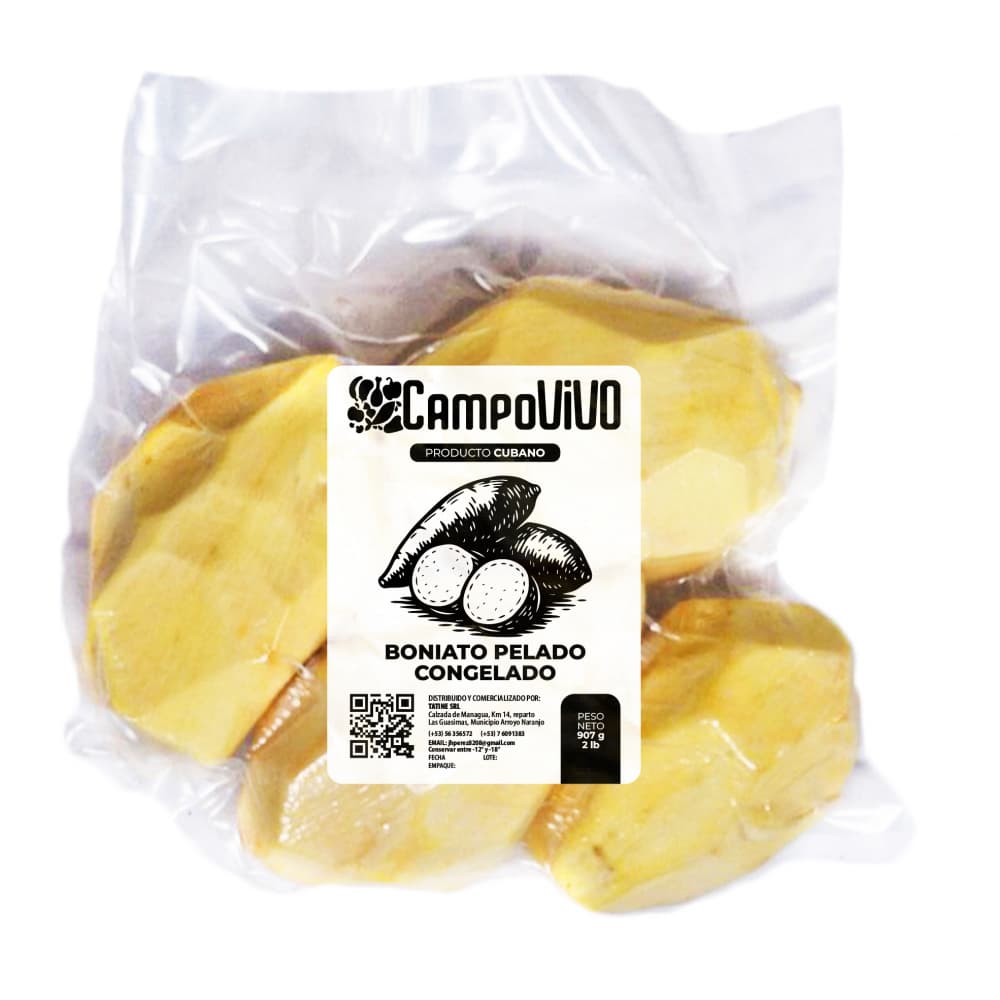 Boniato pelado congelado Campo Vivo (907 g / 2 lb) - Imagen 1