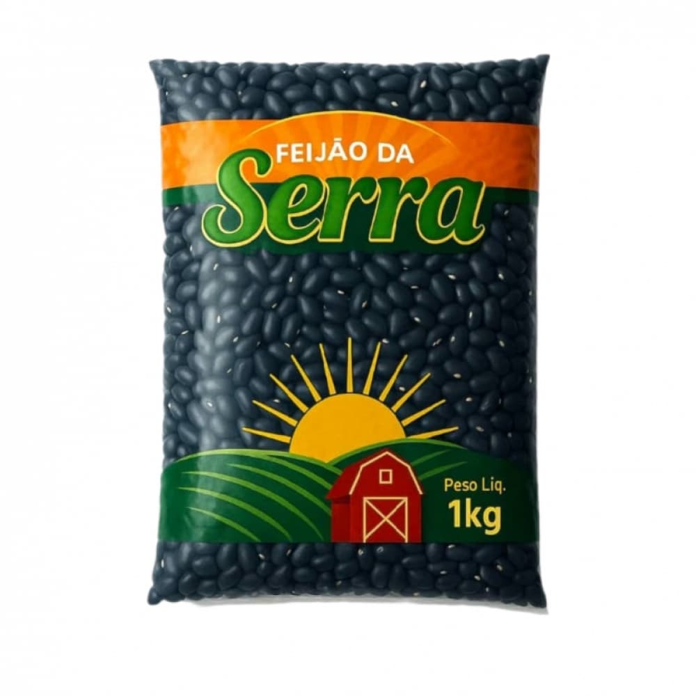 Frijoles negros Serra (1 kg / 2.2 lb) - Imagen 1