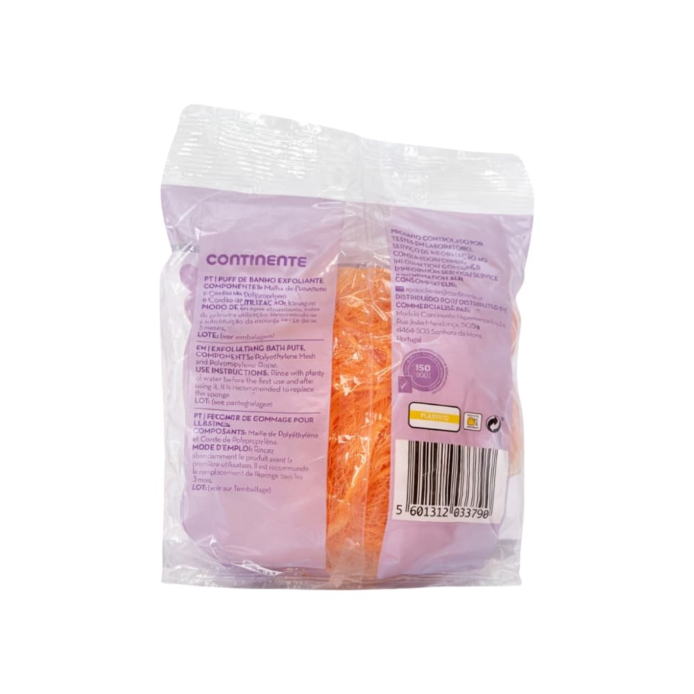 Puff de baño exfoliante Continente (1 U) - Miniatura 2