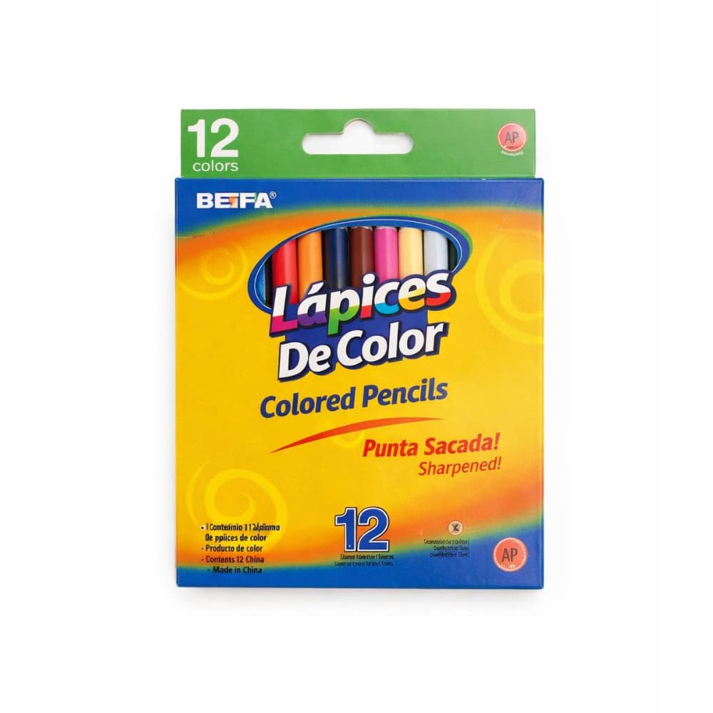 Lápices de colores Beifa (12 U) - Miniatura 1