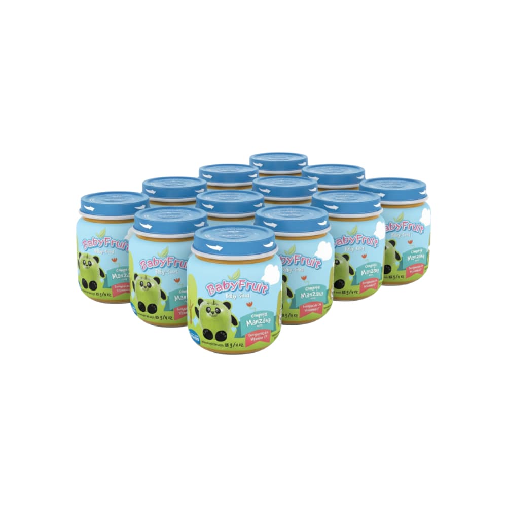 Compota de manzana Baby Fruit (12 x 113 g / 3.98 oz) - Imagen 1