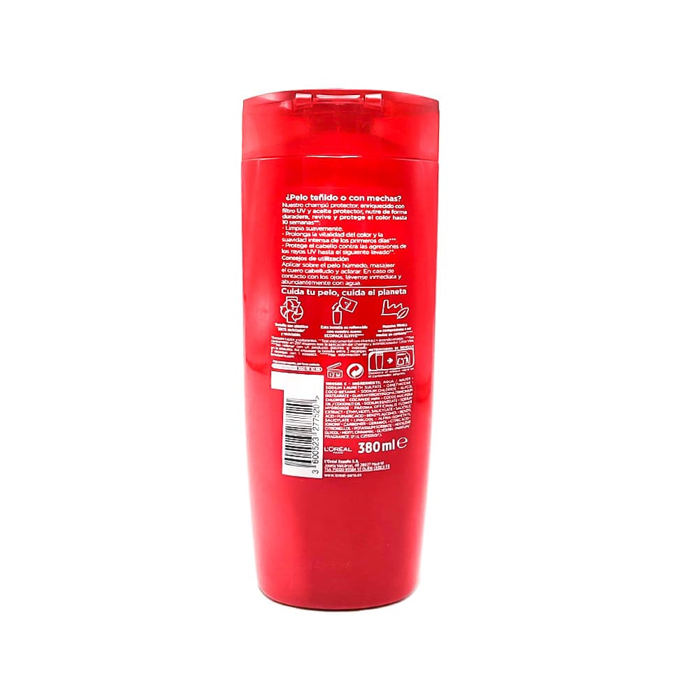 Champú protector del color L'Oréal Paris Elvive (380 ml) - Miniatura 2