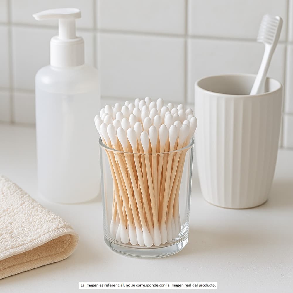 Aplicador con punta de algodón Lemhis (100 U) - Miniatura 4