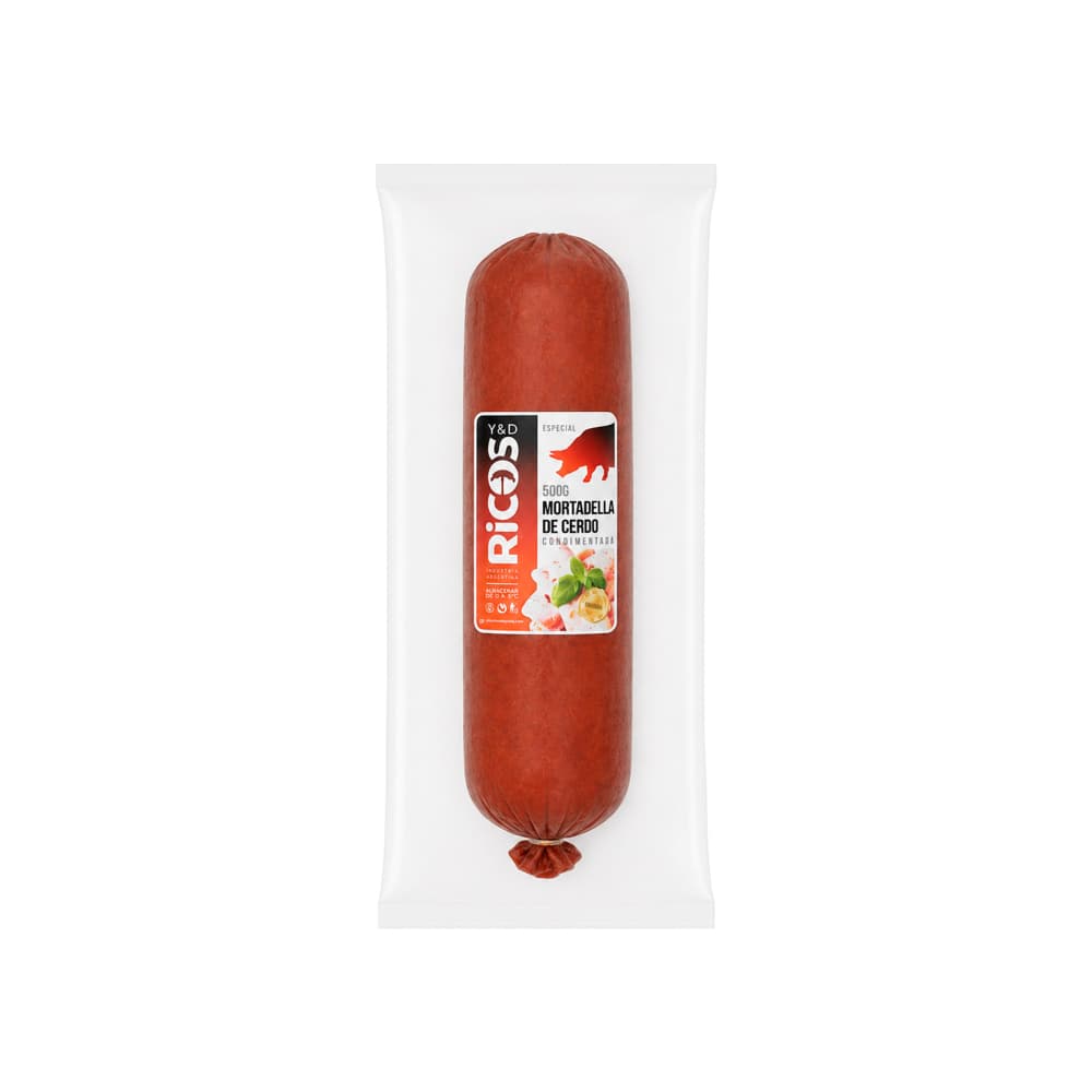Mortadella de cerdo especial condimentada Tradicional Y&D (500 g / 1.1 lb) - Miniatura 2