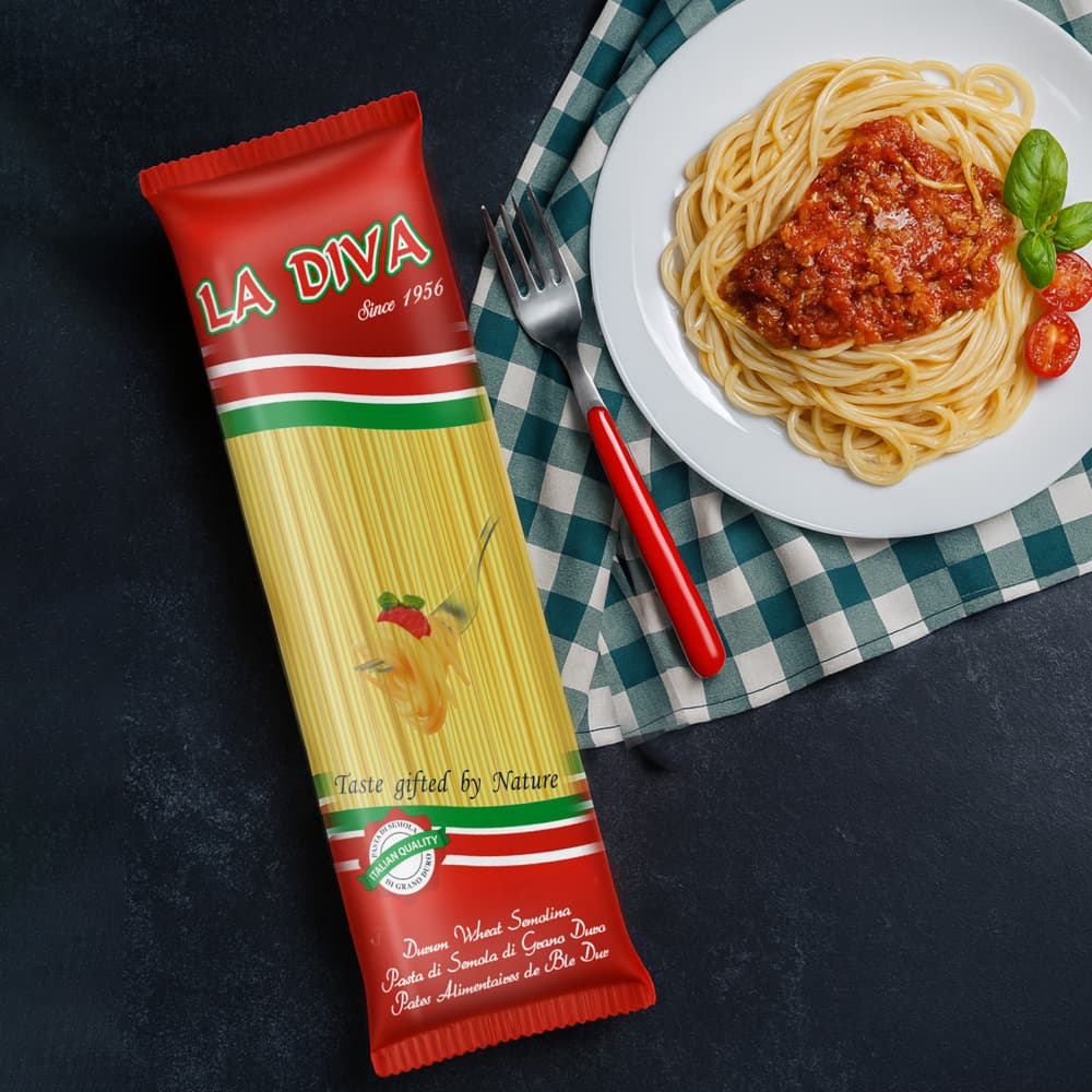 Espaguetis La Diva (6 x 500 g / 1.1 lb) - Miniatura 5