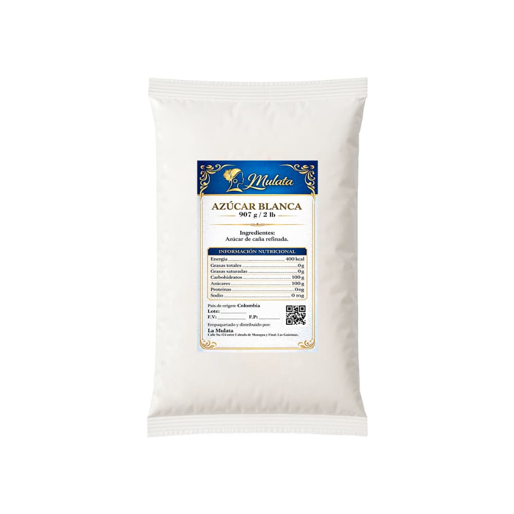 Azúcar blanca La Mulata (907 g / 2 lb) - Miniatura 1