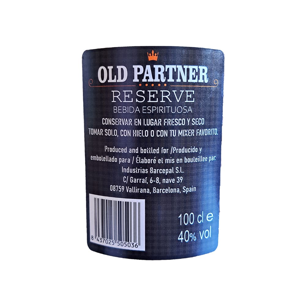 Whisky reserva Old Partner (1 L) - Miniatura 3