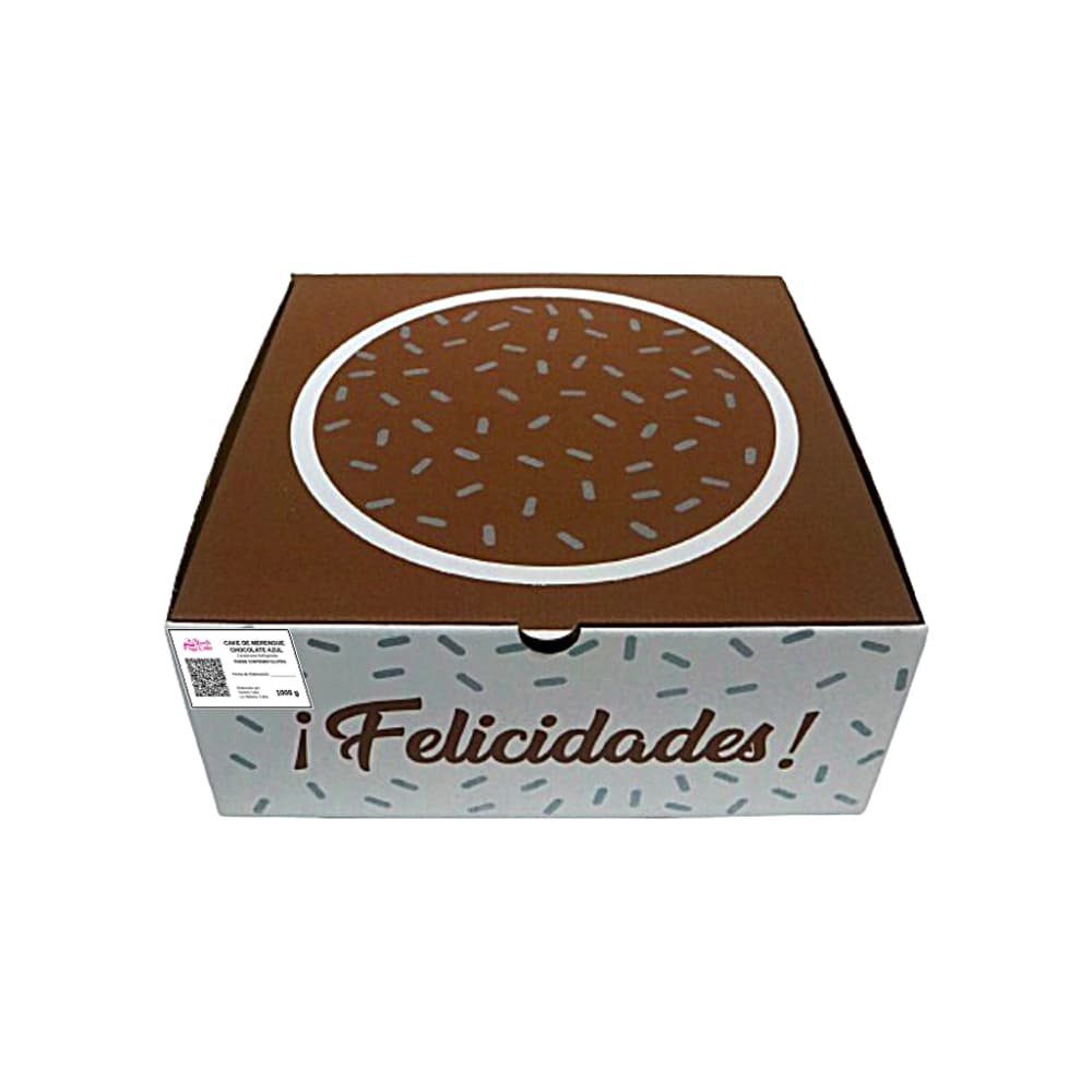 Cake de merengue chocolate azul Yanelis Cake (6 comensales) - Miniatura 4