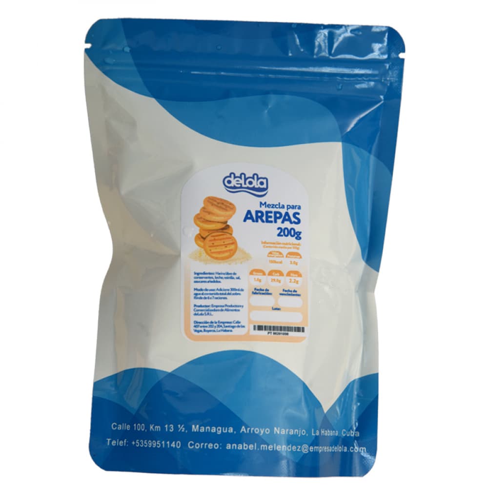 Mezcla para arepas deLola (200 g / 7.05 oz) - Imagen 1