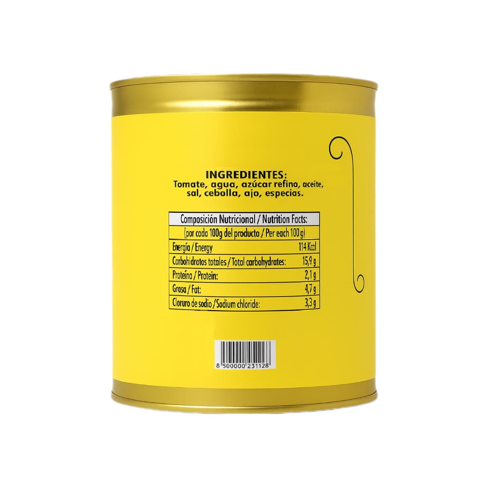 Salsa de tomate para pastas Vita Nuova (3 kg / 6.73 lb) - Miniatura 2