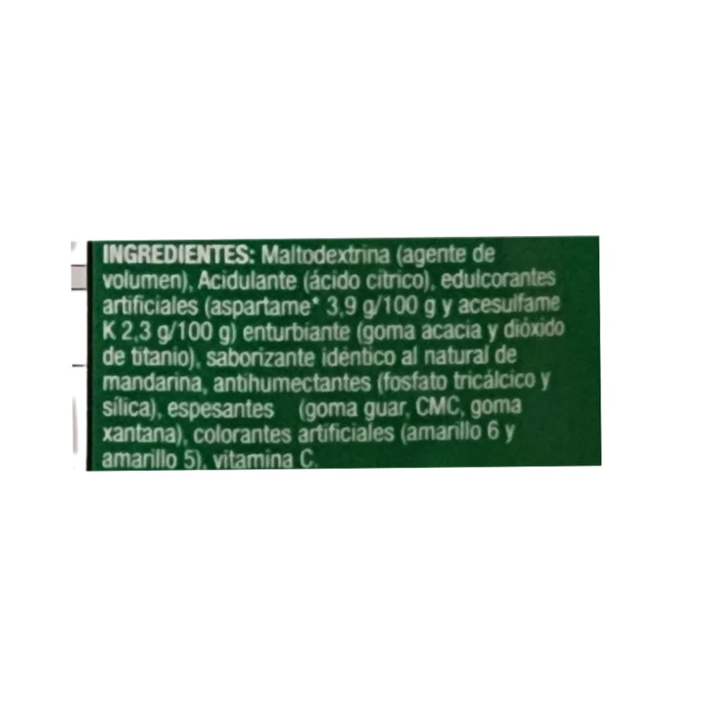 Refresco instantáneo sabor mandarina Zuko (13 g) - Miniatura 5