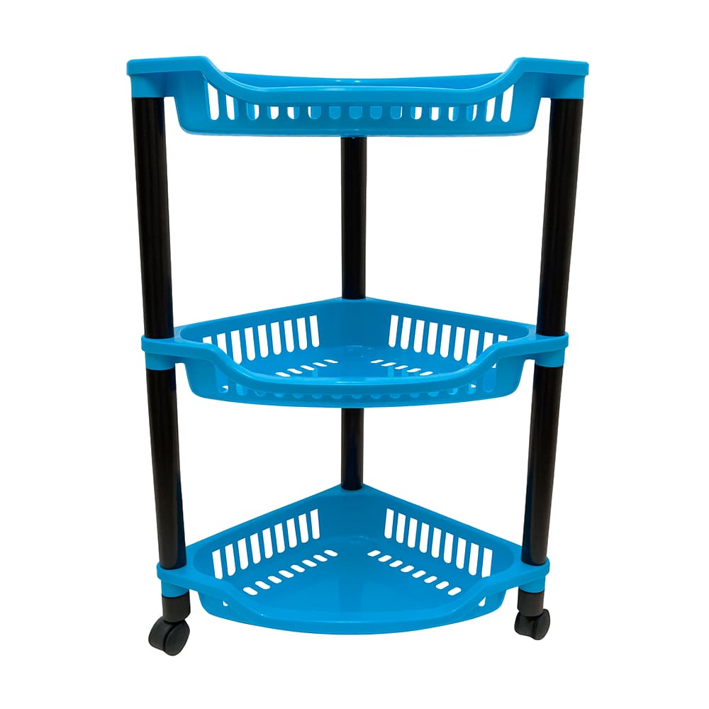 Despensero triangular 3 pisos con ruedas Homestar - Imagen 1