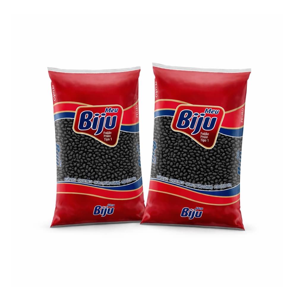 Frijoles negros MEU BIJU (2 x 1 kg / 2.2 lb) - Miniatura 1