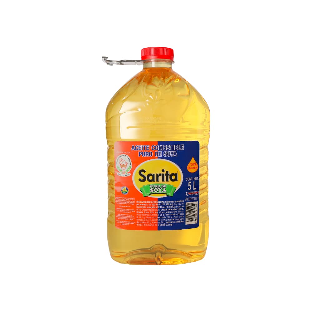 Aceite puro de soya Sarita (5 L) - Miniatura 2