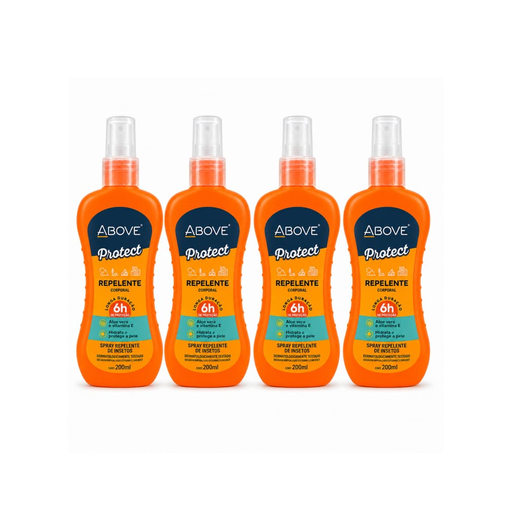 Repelente aerosol Above Protect (4 x 200 ml) - Miniatura 1