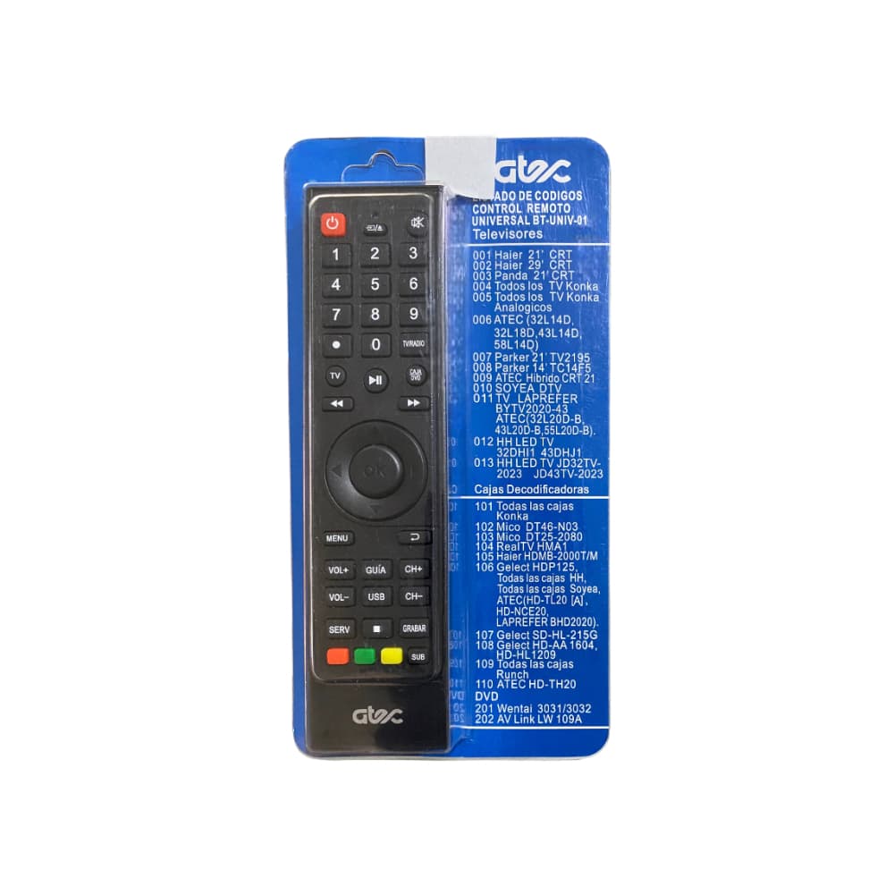 Control remoto para cajas decodificadoras & TV. Mando universal - Miniatura 4