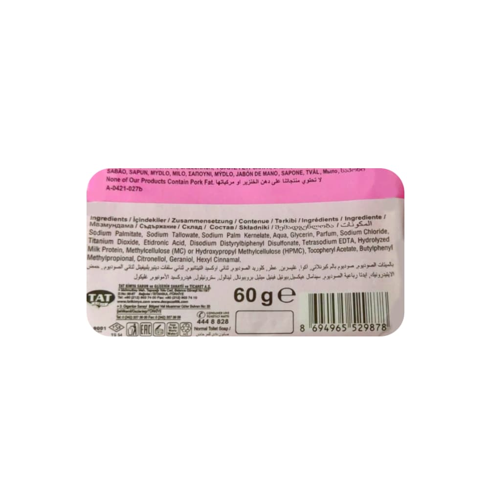 Jabón de tocador rosa y leche Dex (60 g / 2.11 oz) - Miniatura 3