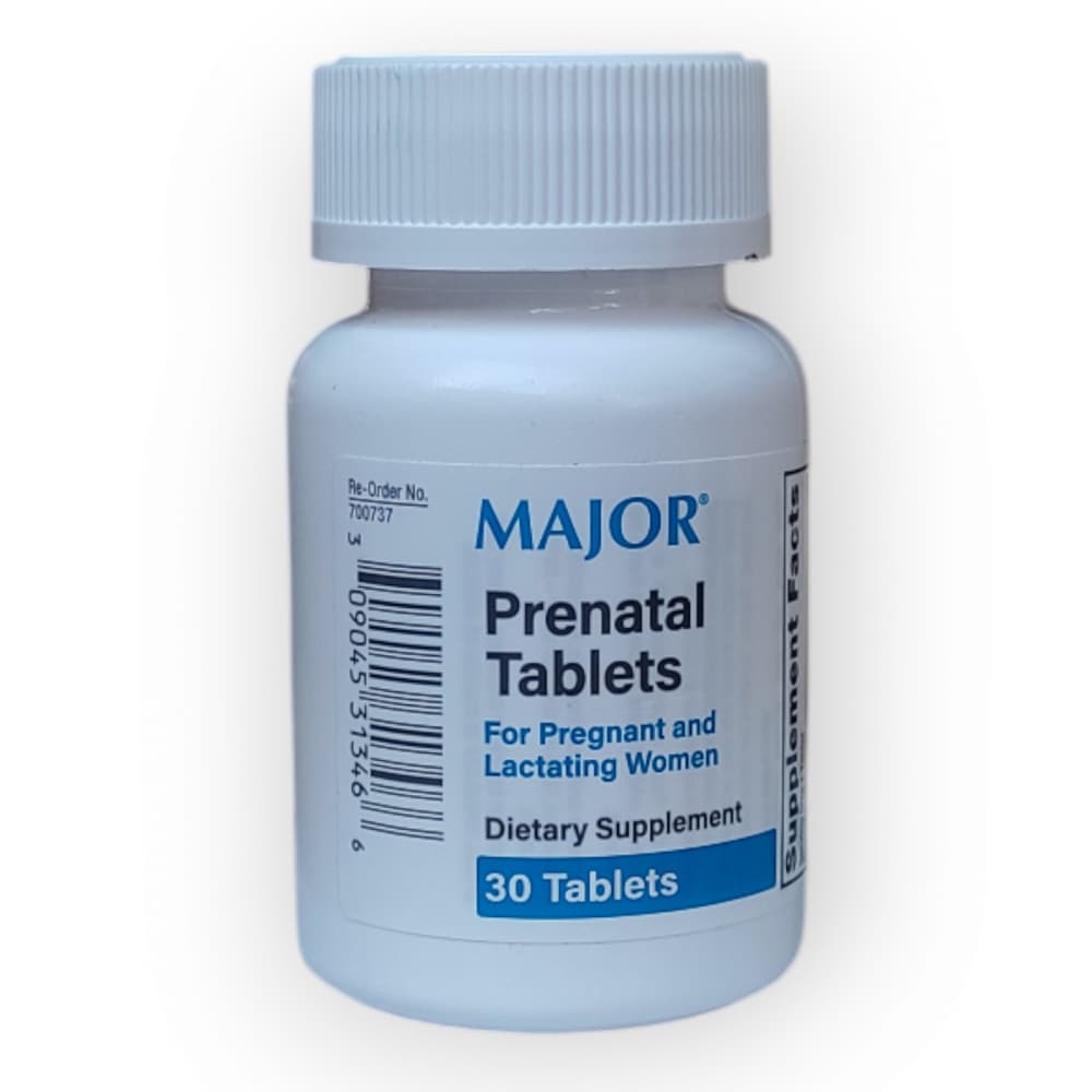 Multivitamínico prenatal Major (30 tabletas) - Imagen 1