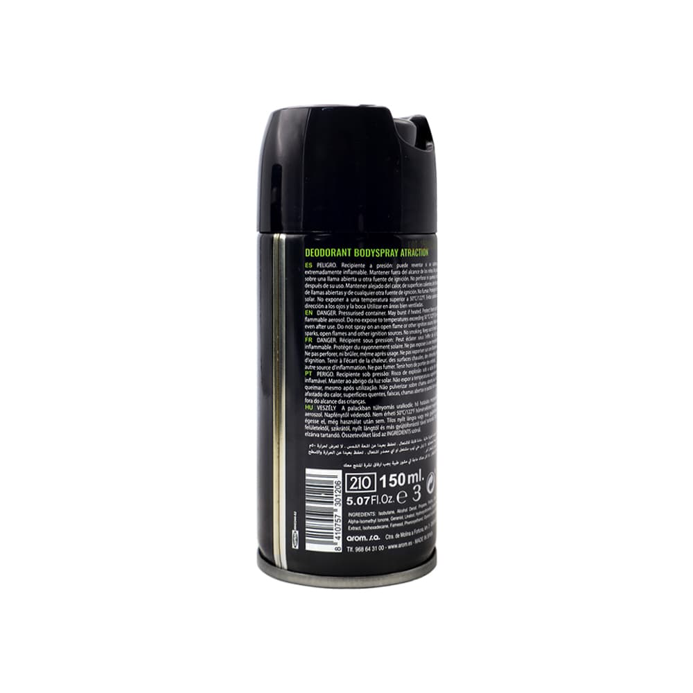 Desodorante spray Atraction Weiss (150 ml) - Miniatura 2