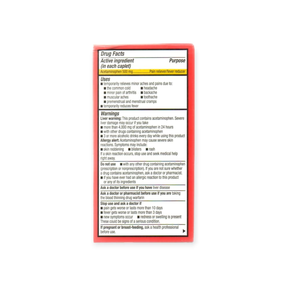 Acetaminofén 500 mg Major (100 cápsulas) - Miniatura 2