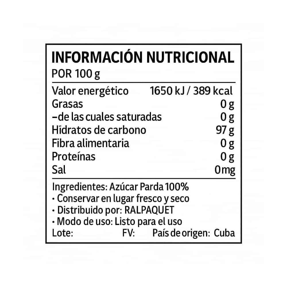 Azúcar parda Ralpaquet (2 kg / 4.4 lb) - Miniatura 2