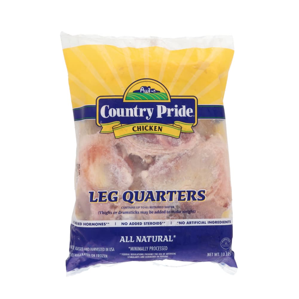 Cuartos traseros de pollo Country Pride (4.53 kg / 10 lb) - Miniatura 1