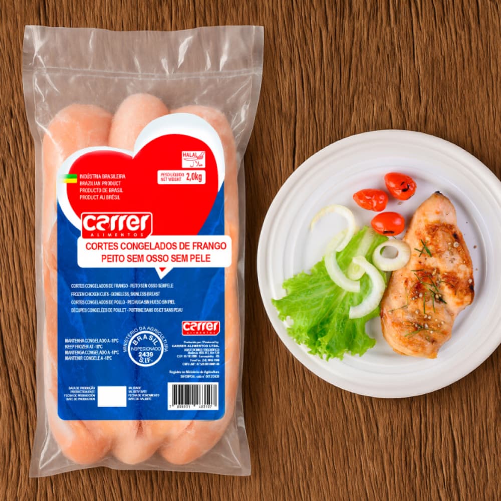 Pechuga de pollo sin piel y sin hueso Carrer (2 x 2 kg / 4.4 lb) - Miniatura 4