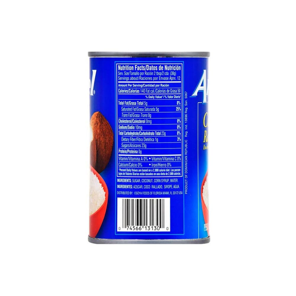 Dulce de coco rallado en almíbar Ancel (482 g / 1.06 lb) - Miniatura 2