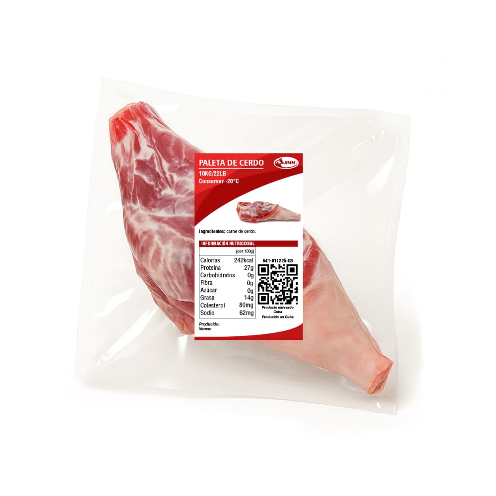 Paleta de cerdo Jimm (10 kg / 22 lb) - Imagen 1