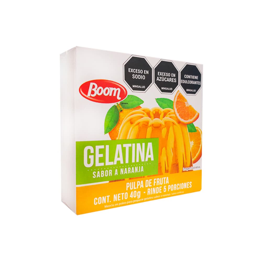 Gelatina sabor naranja boom (40 g / 1.41 oz) - Miniatura 4