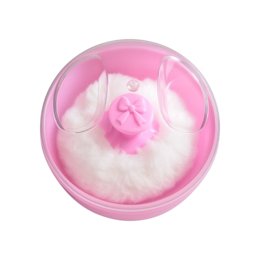 Envase color rosado para talco para bebé Pretty Play - Imagen 1