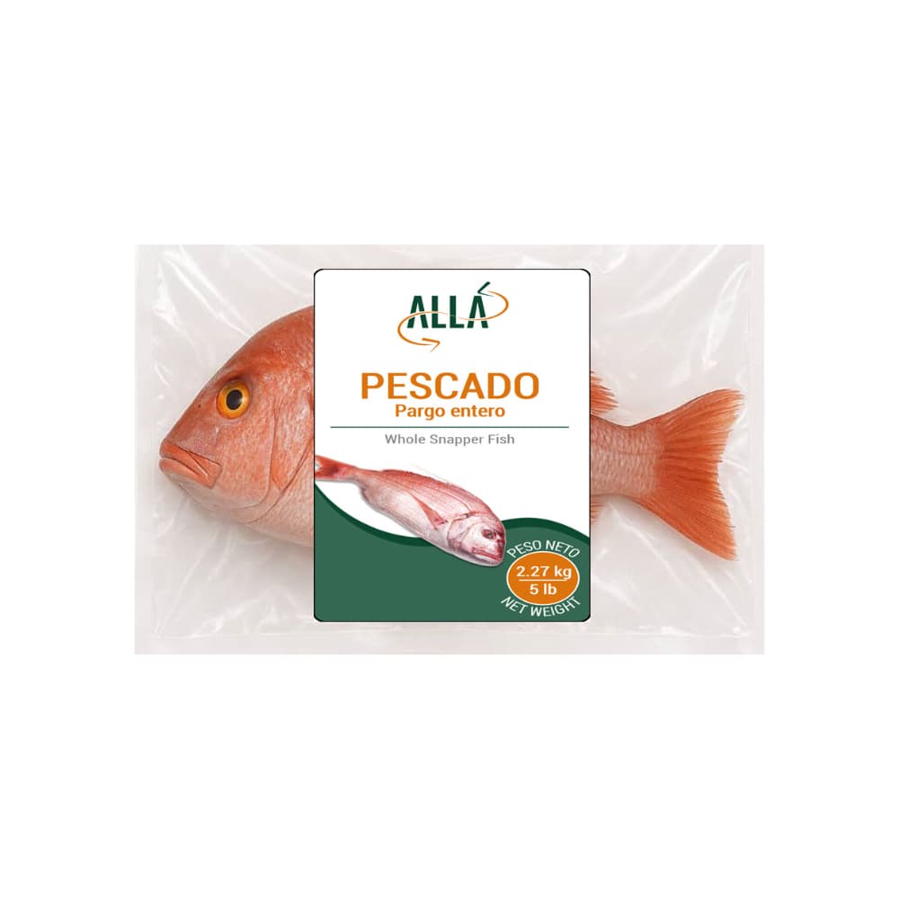 Pescado Pargo entero Allá (2.27 kg / 5 lb) - Miniatura 2