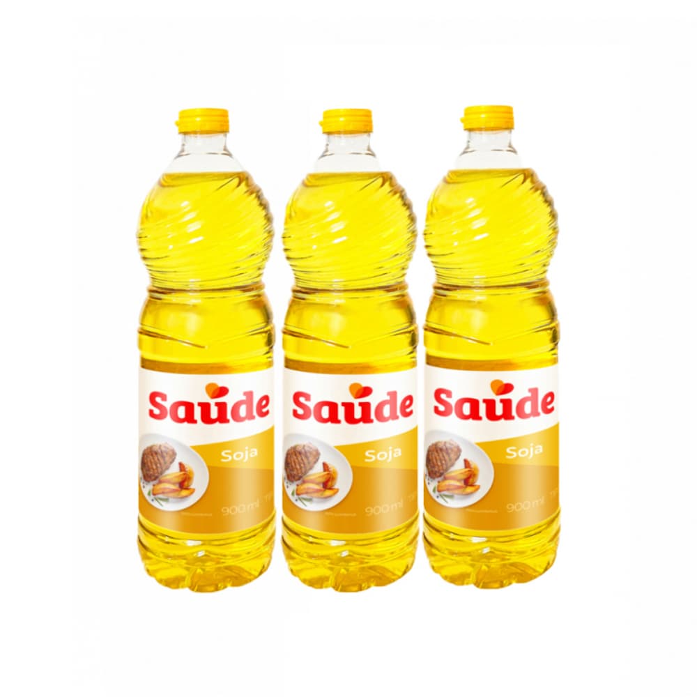 Aceite de soya Saude (3 x 900 ml) - Imagen 1