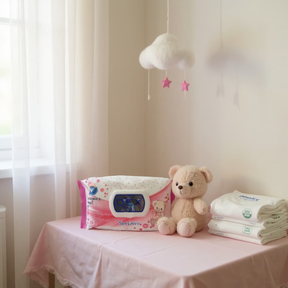 Toallitas húmedas con provitamina B5 y vitamina E Sensitive DEX (72 U) - Miniatura 4