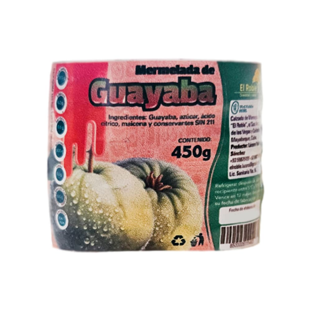 Mermelada de guayaba El Roble (450 g / 15.87 oz) - Miniatura 2