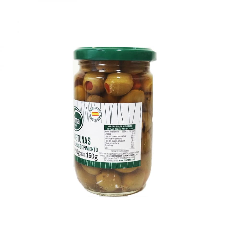 Aceitunas rellenas de pimiento Vima Foods (290 g / 10.23 oz) - Miniatura 3