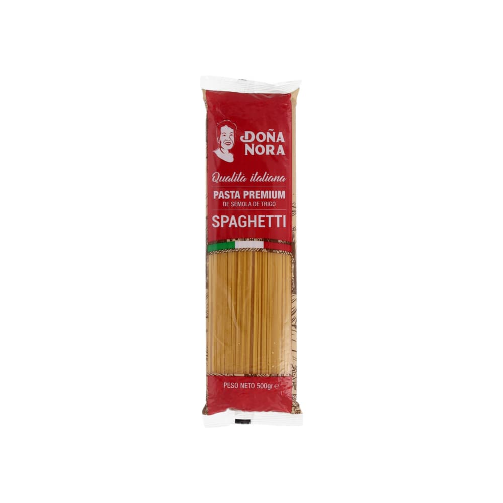 Espagueti Premium de sémola de trigo duro Doña Nora (500 g / 1.1 lb) - Miniatura 1