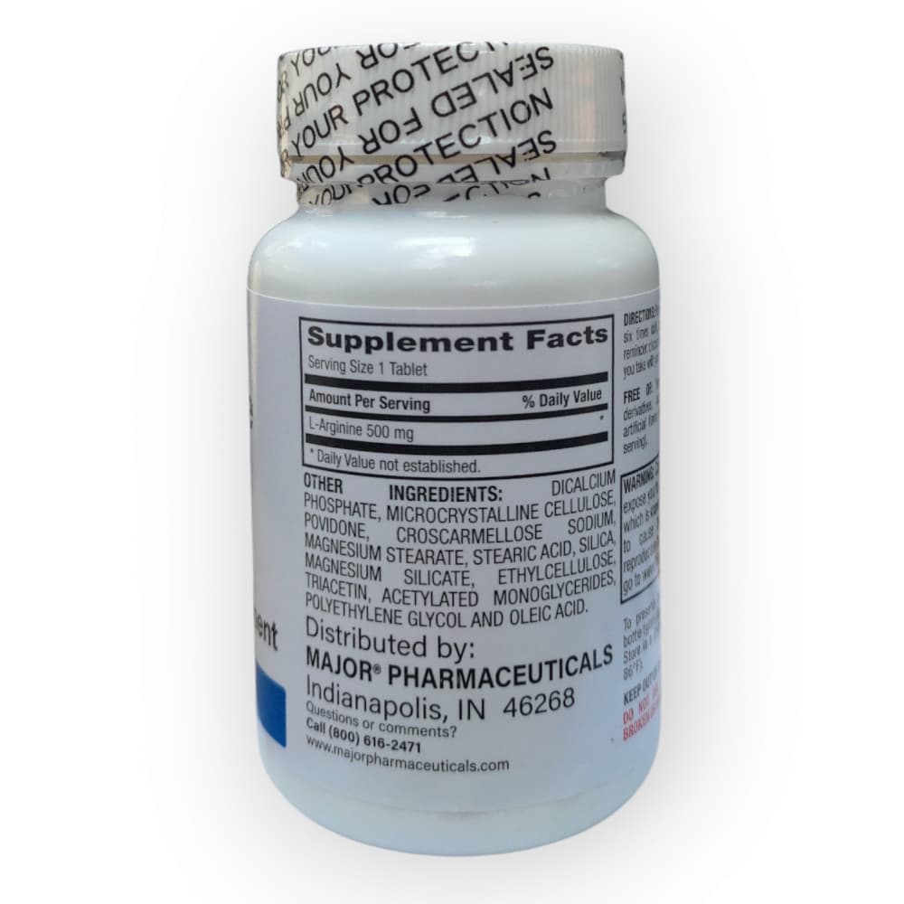 L- Arginina 500 mg Major (50 tabletas) - Miniatura 4