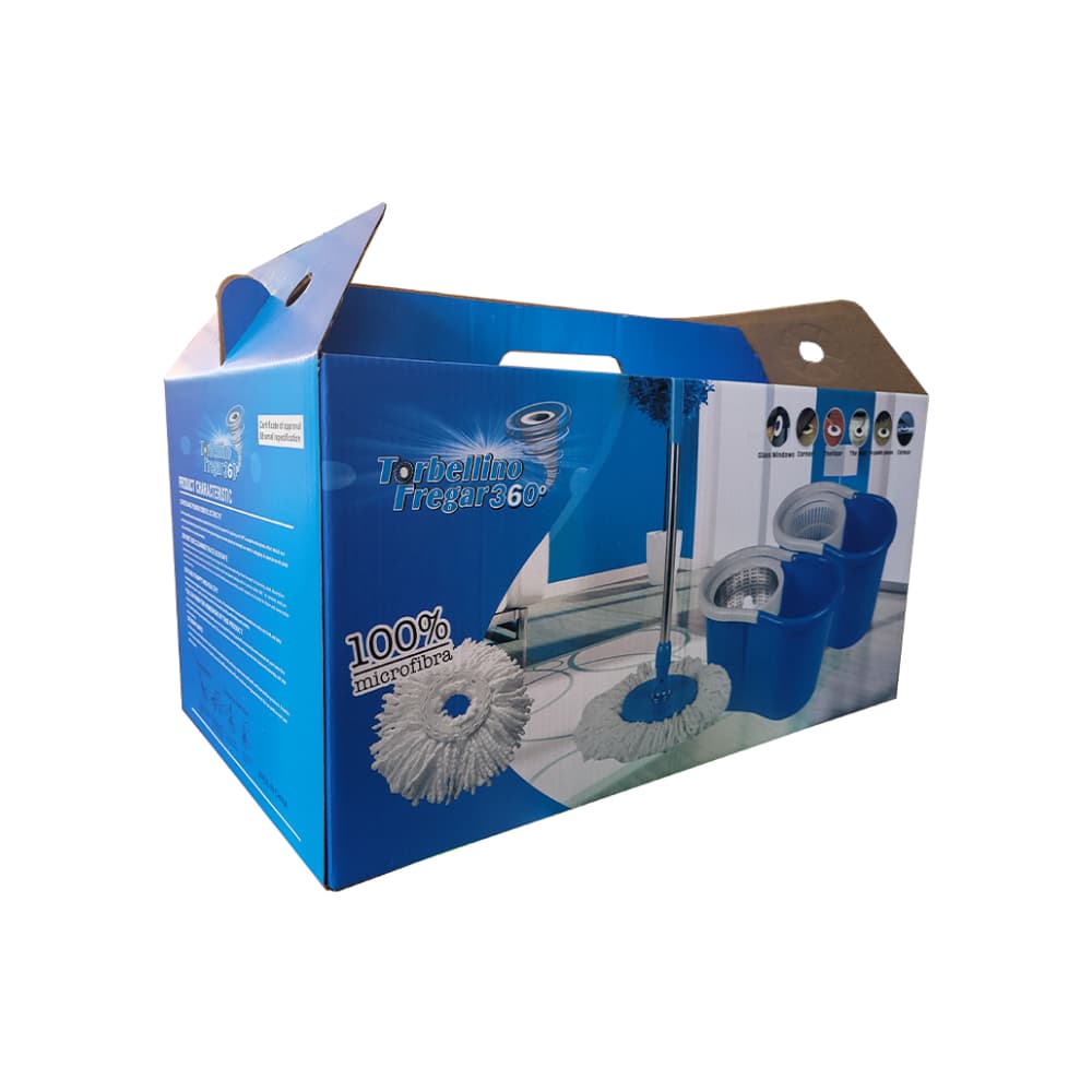 Trapeador giratorio con balde - cubo - de 12 L Torbellino - Miniatura 3