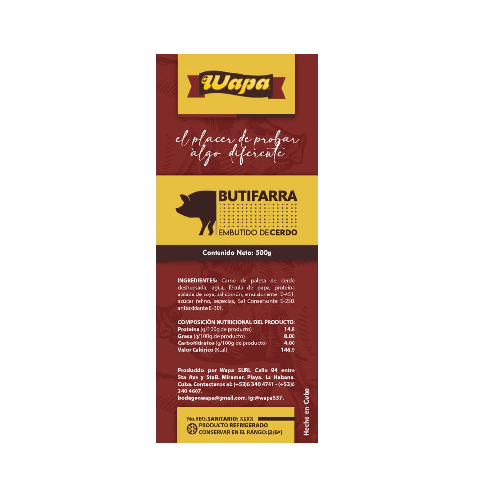 Butifarra Wapa (500 g / 1.1 lb) - Miniatura 2