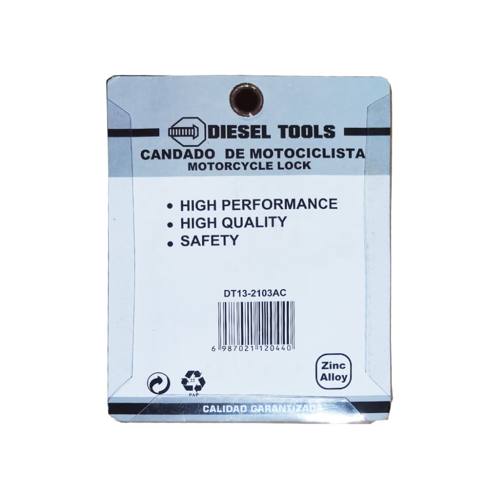 Candado de seguridad para moto Diesel Tools - Miniatura 7