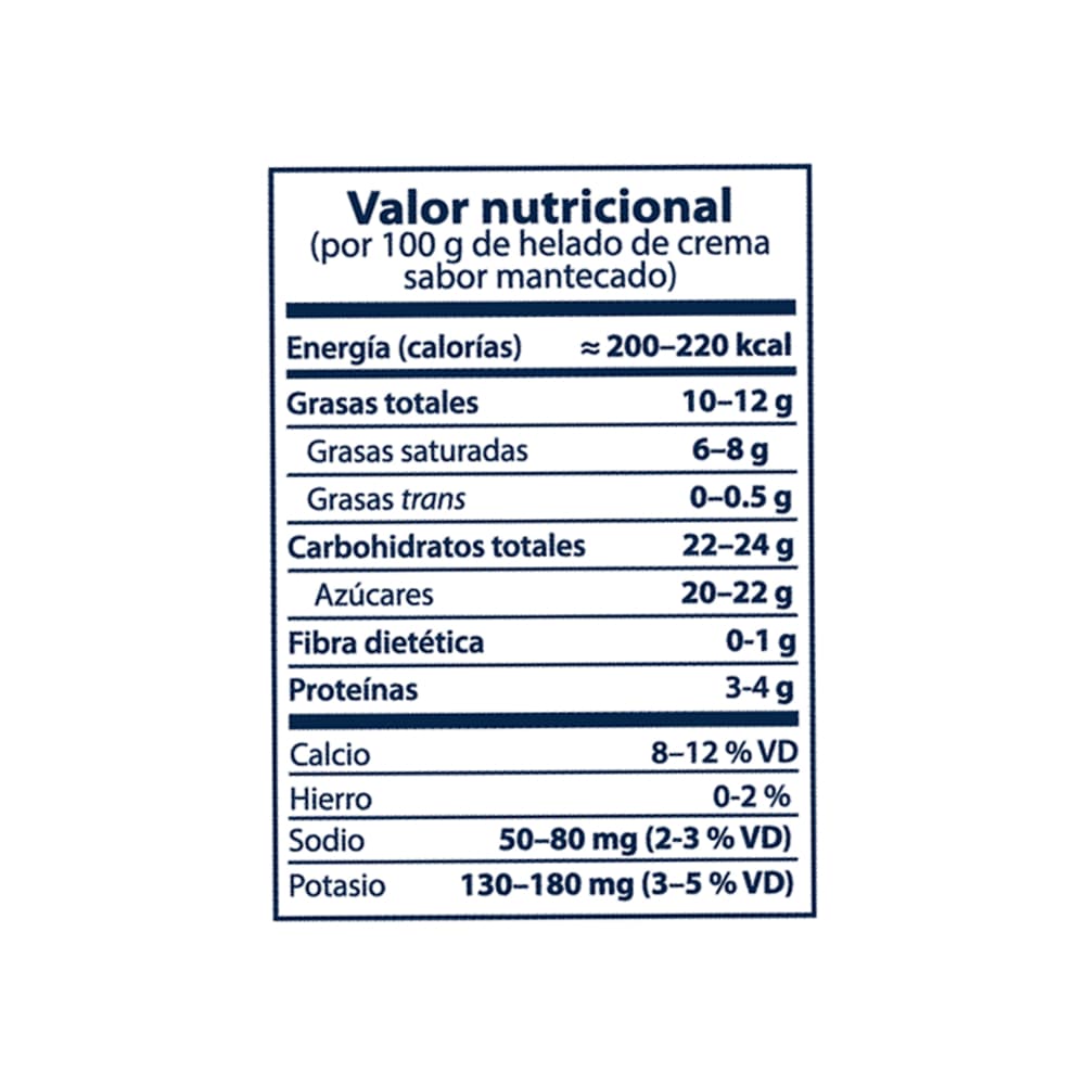 Helado de crema sabor mantecado YEYA (4 L) - Miniatura 3