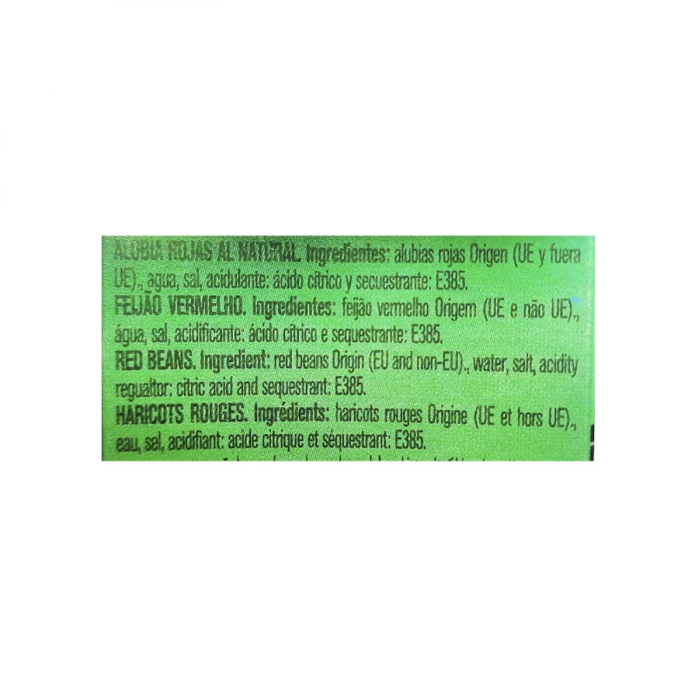 Alubias rojas cocidas Mocitos (390 ml) - Miniatura 4