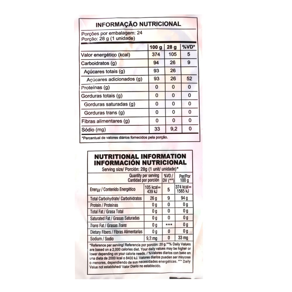 Chupa chupa sabor sandía con relleno de chicle Pop Mania Maxxi (672 g / 1.48 lb) - Miniatura 3