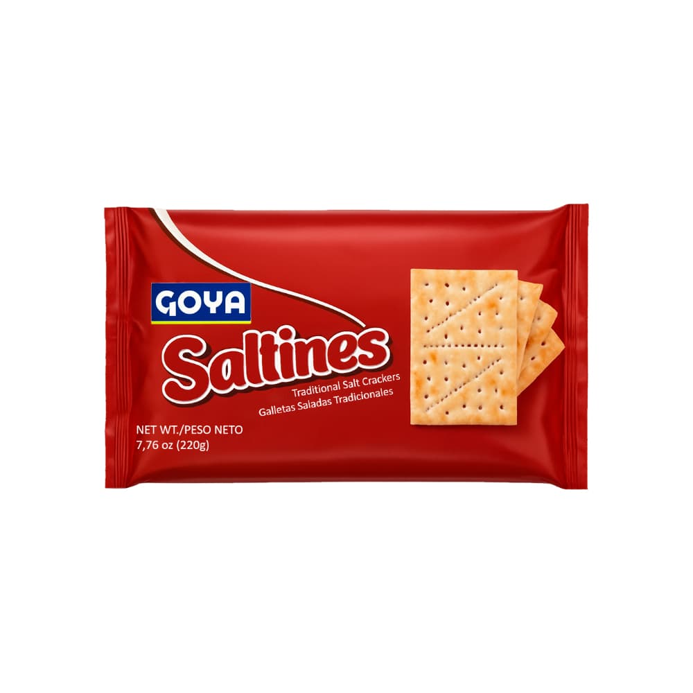 Galletas saladas tradicionales Saltines Goya (220 g / 7.76 oz) - Imagen 1