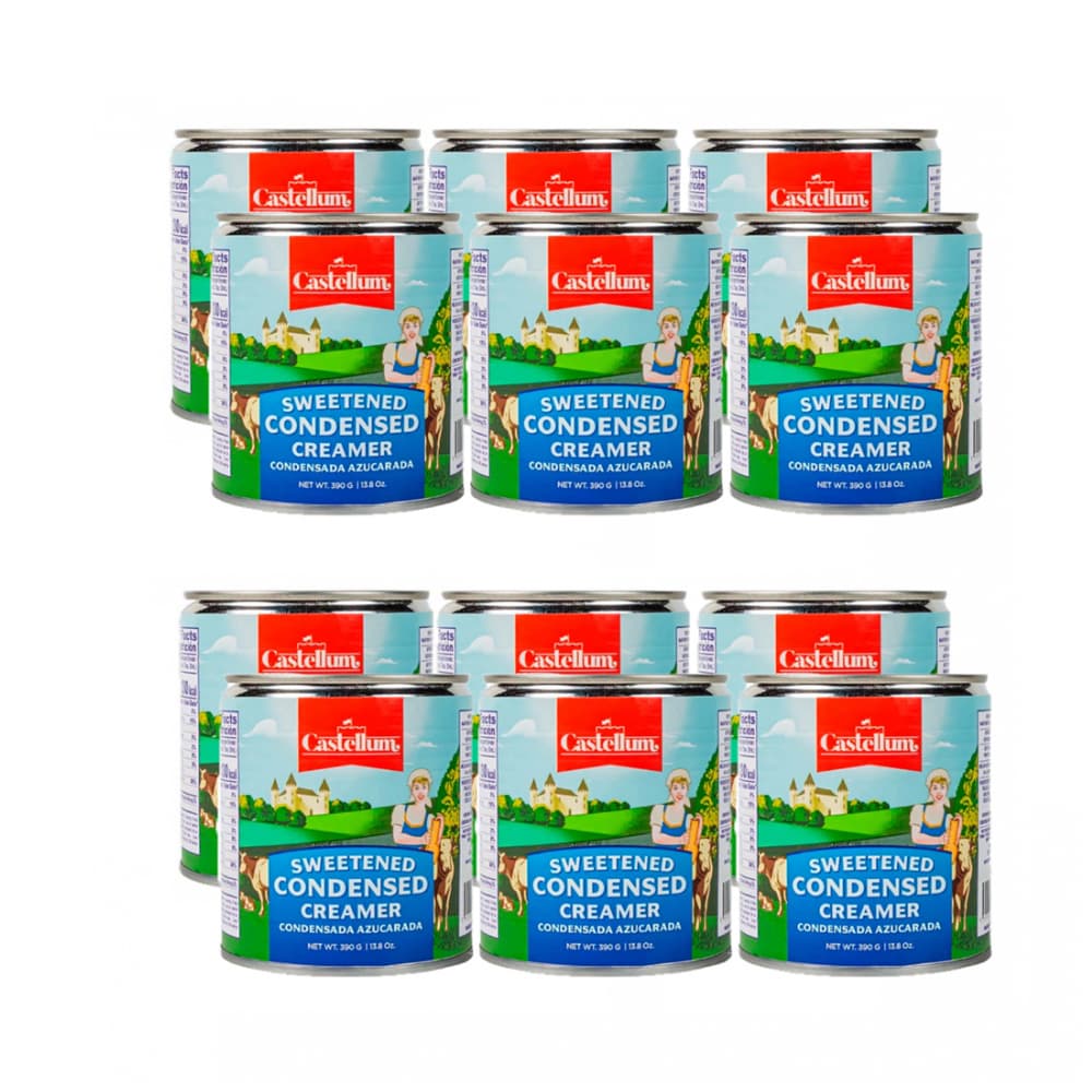 Leche condensada azucarada Castellum (12 x 390 g / 13.8 oz) - Imagen 1