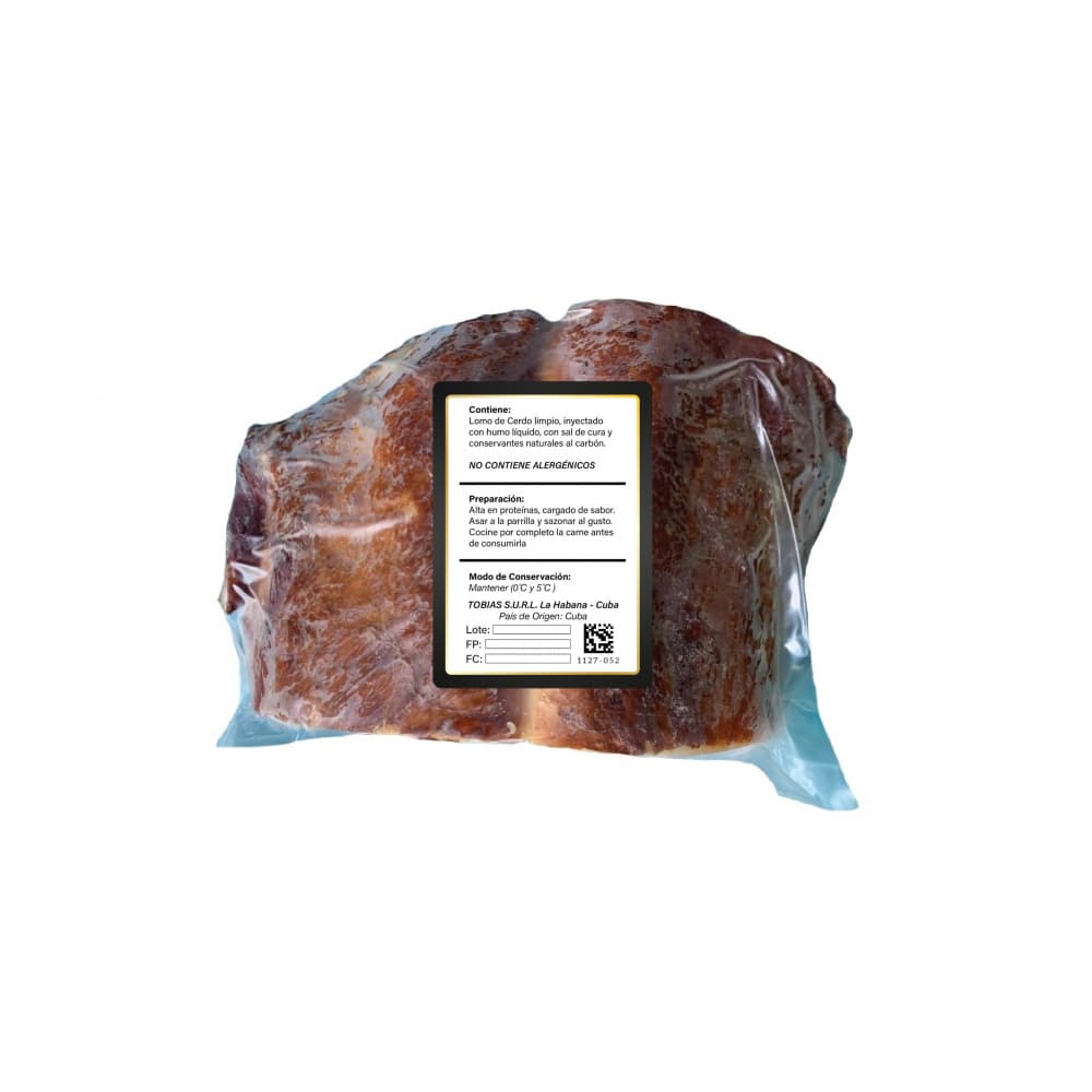 Lomo de cerdo ahumado sin piel y sin hueso Tobías (1 kg / 2.2 lb) - Miniatura 3