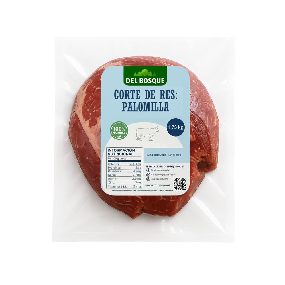 Corte de res palomilla Del Bosque (1.75 kg / 3.85 lb) - Imagen 1