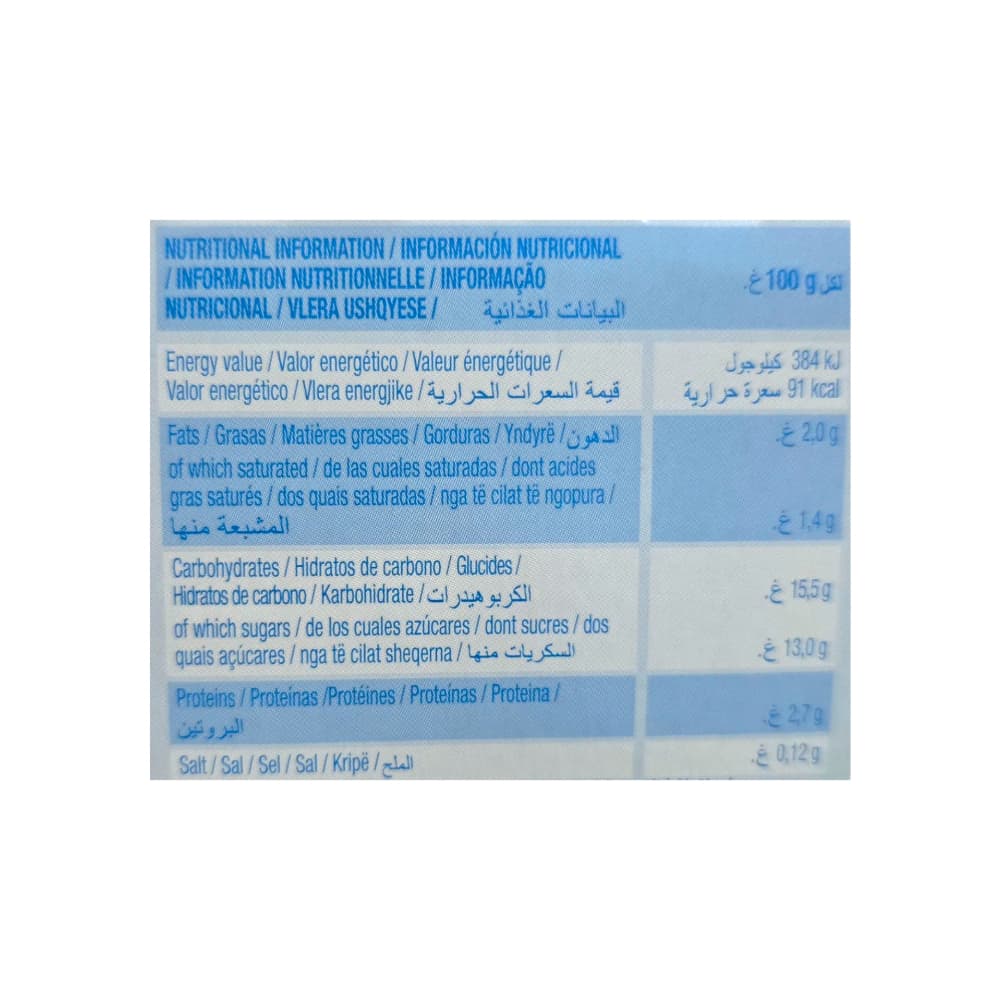 Yogurt pasteurizado sabor natural azucarado Yogu+ Feiraco (4 x 125 g / 4.41 oz) - Miniatura 4